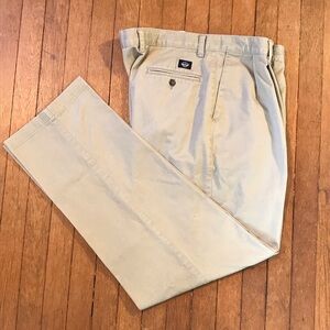 DOCKERS | Men’s Pants | Size 38x34 | Pleated Classic Fit | Tan Khaki | Casual